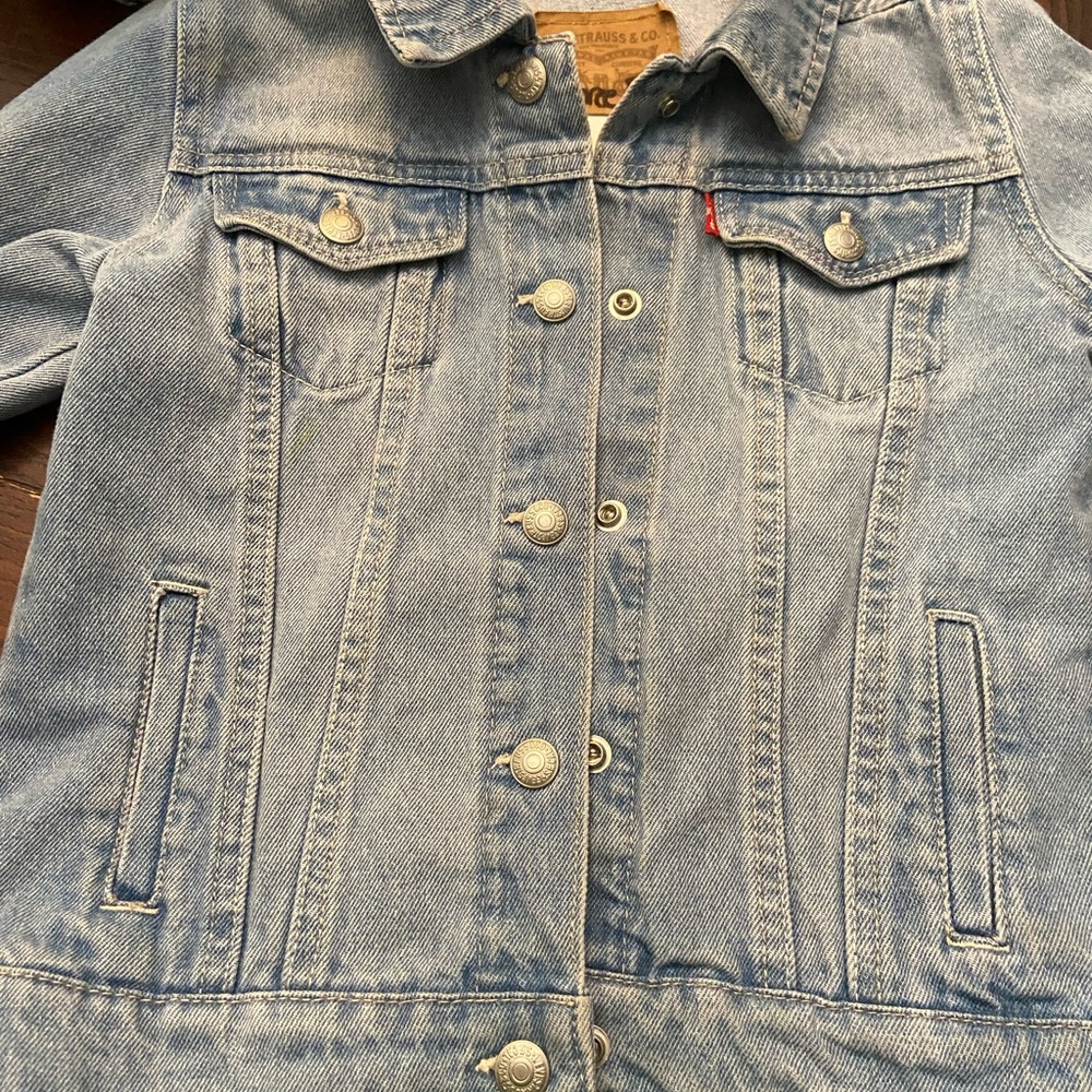 Toddler denim jean Levi jacket.  EUC